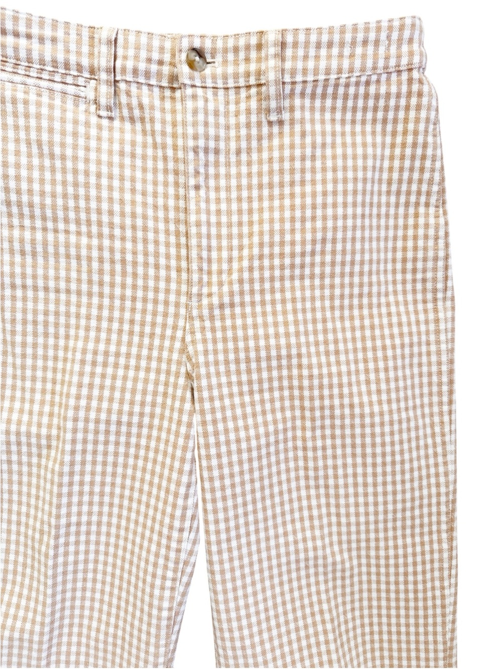 MADEWELL Gingham Check Slim Emmet Wide Leg Pants Size 29 - Picture 4 of 15